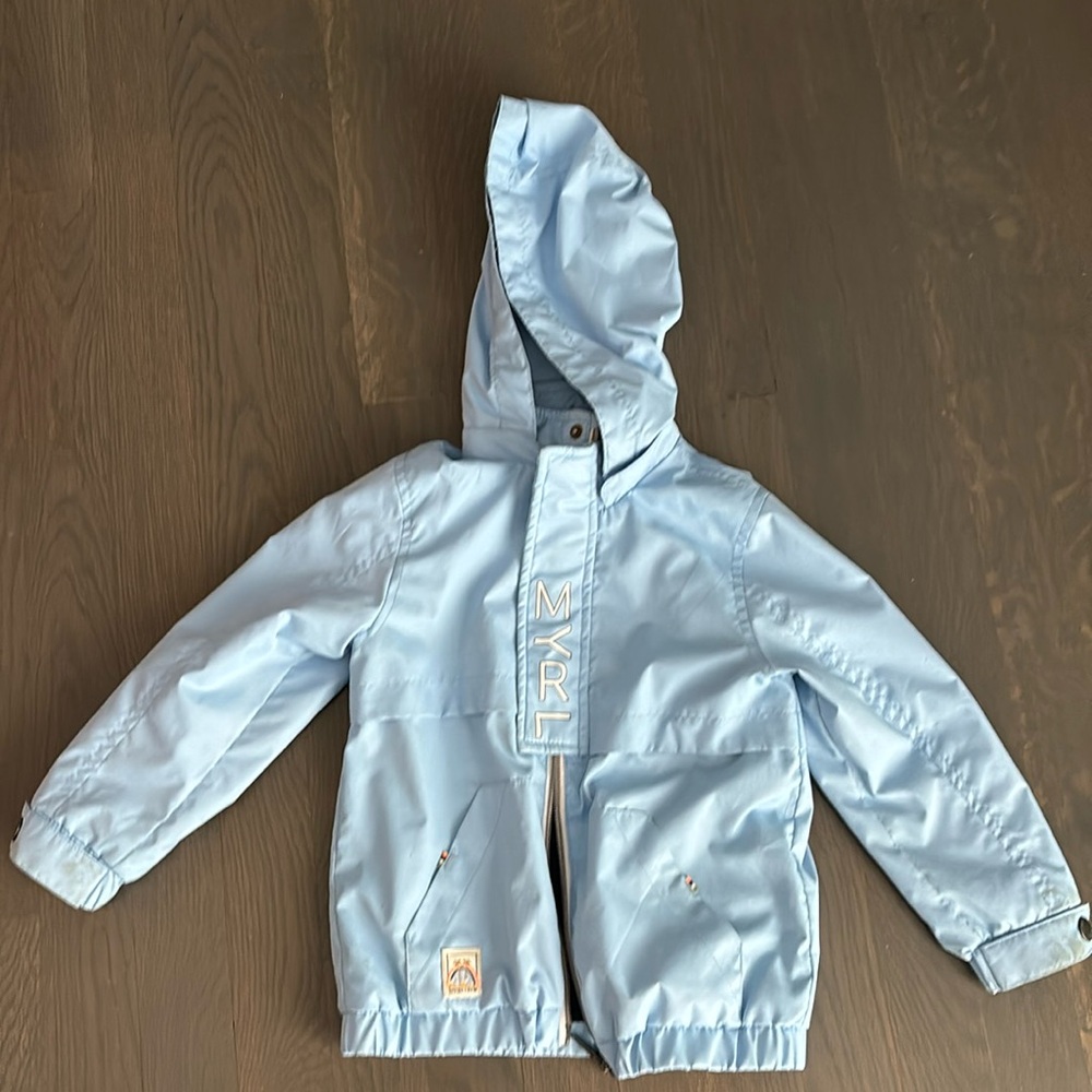Mayoral 3t jacket lined zip and snap EUC